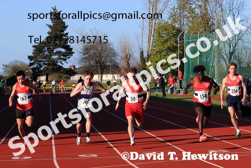 75 metres, 2024 NEGP 1, Monkton Stadium, Jarrow. Photo: David T. Hewitson/Sports for All Pics